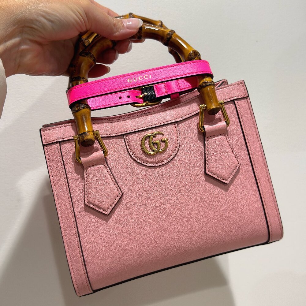 GUCCI - Mini Diana Tote, Pink